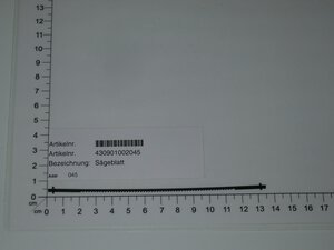 Sägeblatt