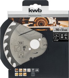 Spanplatten-Kreissägeblätter für Handkreissägen Ø 190 x 30 mm
