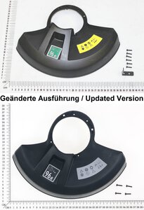 Schutzabdeckung mit Messer