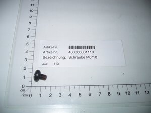 Bolt M6*10