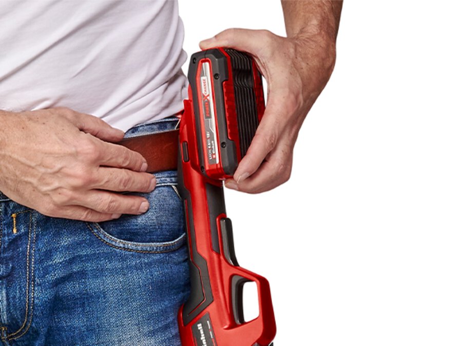 Comfort thanks to belt clip