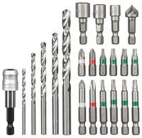 Bit drill set 22 pcs. S-Box