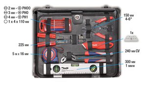 Werkzeugkoffer, 129-tlg.