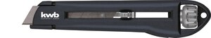 Interlock Abbrechklingenmesser mit Drehknopf, 18 mm