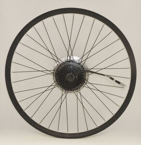 wheel rim with motor