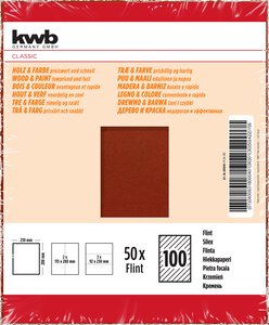 Flint sandpaper Wood & Paint