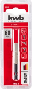 INOX bitholder, stainless steel body