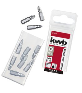 INDUSTRIAL STEEL Bits, 25 MM, PZ, SB-Box