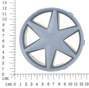 wheel cap rear (Titan Silver)