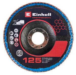 3 disques à lamelles 125 mm incurvés