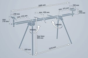 Mitre Saw Stand; EX; AUS