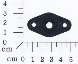 Rear holder of rubber support