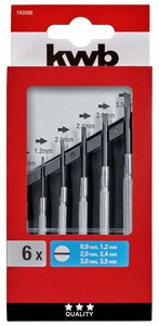 Feinmechaniker Schraubendrehersatz, Slot, 6-tlg.
