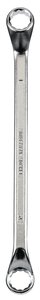 Ring Spanners, chrome vanadium, wave profile, satin finish