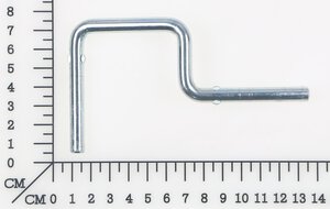 Front wheel axle left