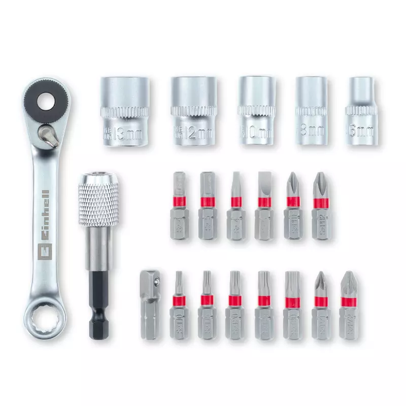 Einhell Bitsets XS-CASE 21-pc. Bit Set with Ratchet