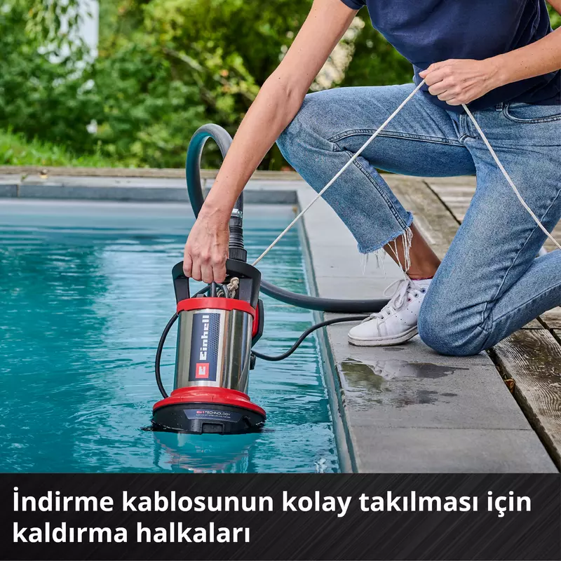 Einhell Kirli Su Dalgıç Pompa Flood Set GE-DP 7535 N LL ECO