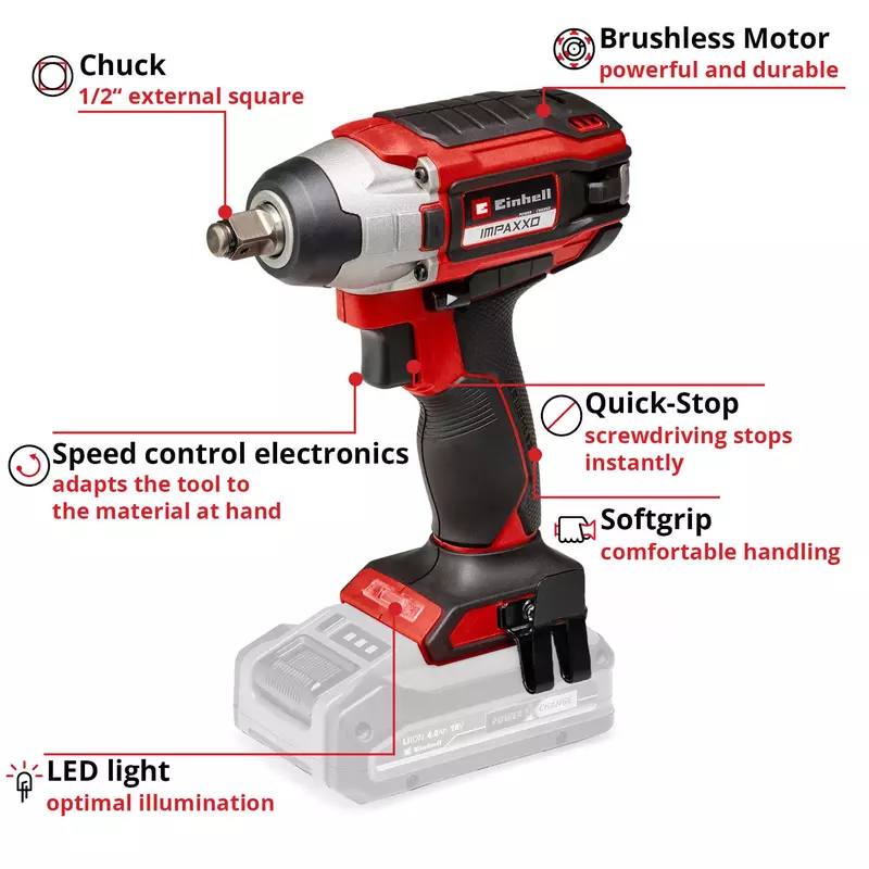 IMPAXXO 18 230 Cordless Impact Wrench