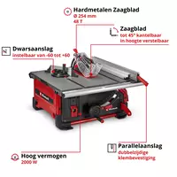 Einhell Zaagtafel TE-TS 10 T