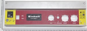 control panel (Einhell Red)