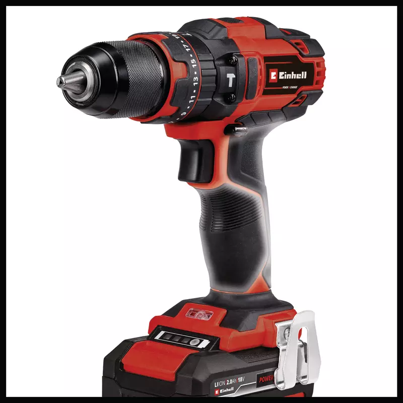 Einhell Taladro de Impacto Inalámbrico TE-CD 18/40 Li-i +64 (1x2,0 Ah)