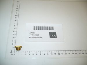Einfüllschraube