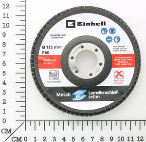 Lamellenschleifteller 115mm