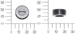brush holder cap