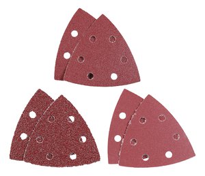 QUICK-STICK Schleifdreiecke, HOLZ & METALL, Edelkorund, 93 mm, SB