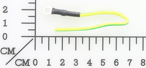 Wire yellow and green