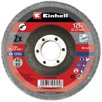 2 Schleifmop 125 K 40/80 - Ersatzteile / Zubehör - Einhell Service