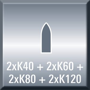 Schleifpapierset 20tlg