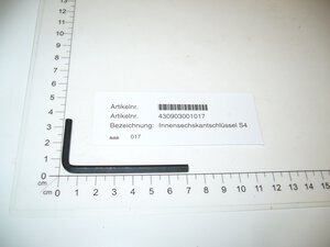 Innensechskantschlüssel S4