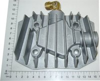 cylinder head with angle
