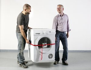 Tragehilfe-Set mit 2 Soft-Tragegriffen und 3 m Zurrgurt
