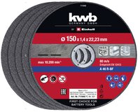 Set 5 discuri de taiere subtiri 150x1,4mm