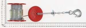 Stahlseil 18m mit Trommel