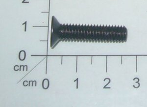 screw M6 x 25 left thread