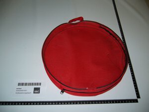 red zipper bag SHK 25