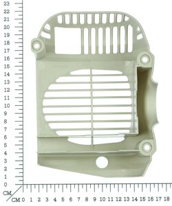 Motorabdeckung hinten