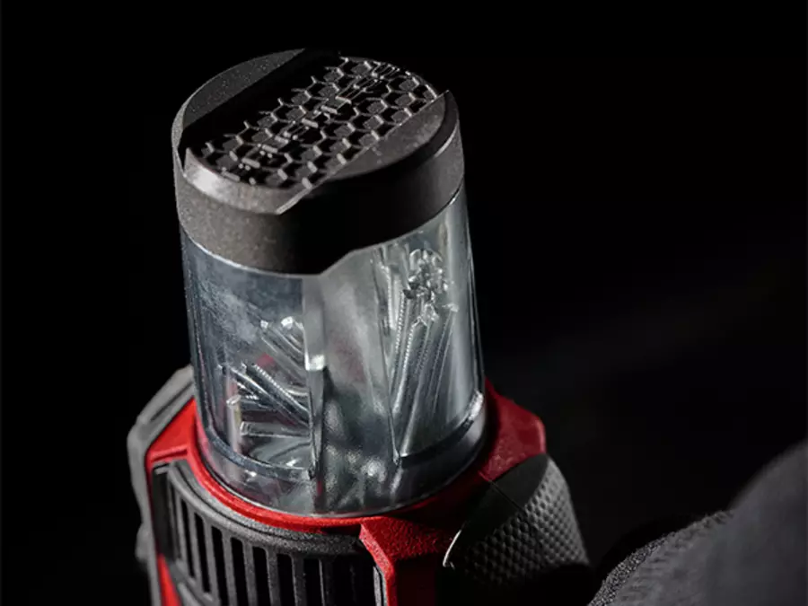Rivet mandrel container