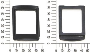 Glass rubber