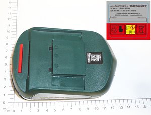 battery 18V Li-Ion 1,5Ah