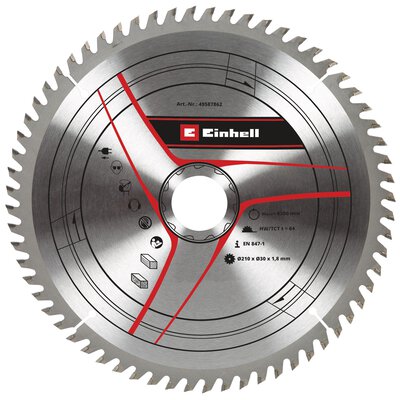 TCT Thin saw-blade 210x30 T64 - Spareparts / Accessories - Einhell  