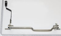 rear axle cpl. with lever