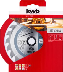 Chipboard circular saw blades for hand held circular saws Ø 160 x 20 mm