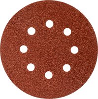 QUICK-STICK Schleifscheiben, HOLZ & METALL, Edelkorund, Ø 125 mm, gelocht, SB,80