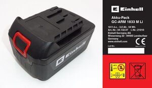 battery 20V / 3Ah