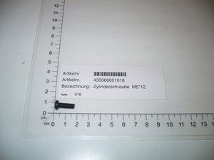 Bolt  M5*12