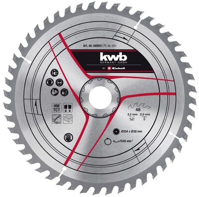 TCT circ saw blade 254x30 T48